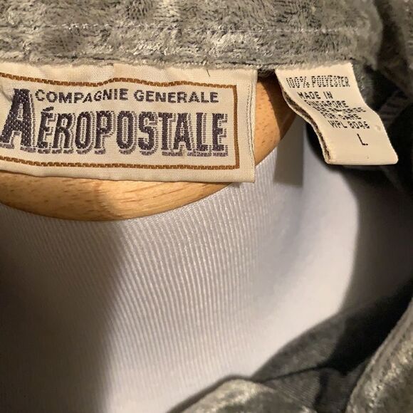 Vintage Aeropostale velvet button down top - Picture 5 of 5